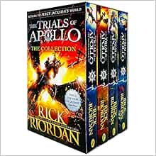 The Trials of Apollo Series Books 1 - 4 Collection Box Set by Rick Riordan (Hidden Oracle, Dark Prophecy, Burning Maze & Tyrant's Tomb)