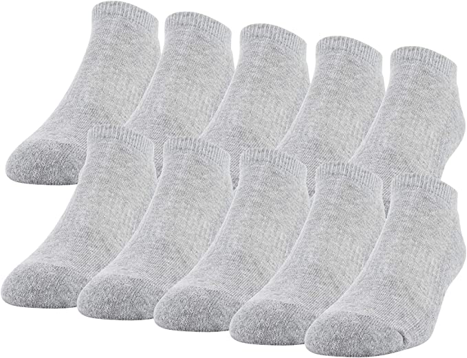 Gildan Active Men's Cotton No Show Socks