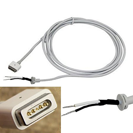ElementDigital (TM) 60W / 85W AC Power Adapter Repair / Extend Cable MagSafe "T" style connector for Macbook 60W before Mid 2009, Macbook Pro 60W 85W before Mid 2009