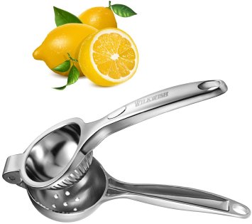 Wilkwish Professional Lemon Squeezer Press1810 Stainless Steel Lemon Juicer Sturdy Lime Squeezer