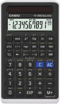 Casio Scientific Calculator Black, 3" W x 5" H, 2.25 (FX-260 SOLARII-S-IH)