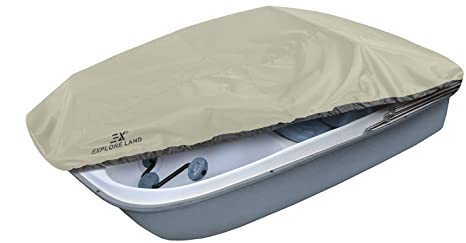 Explore Land Pedal Boat Cover - Waterproof Heavy Duty Outdoor 3 or 5 Person Paddle Boat Protector