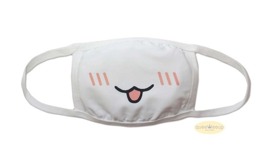 queenneeup Cute Face Mask, Cold Mask, Dust Mask, Fashion Mask
