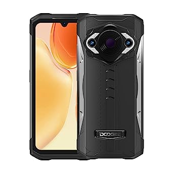 India Gadgets S98 Pro Rugged Android 12 Mobile Phone 8Gb   256Gb 48MP   20MP Night Vision Camera   Thermal Camera 6.3" FHD  Display: 6000mAh Battery with 33W Fast Charging Waterproof Smartphone- Black