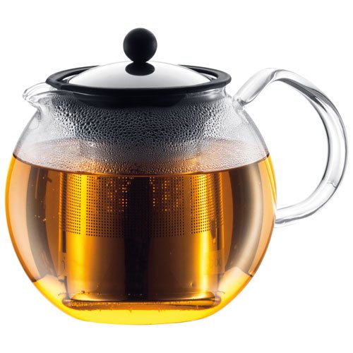 Bodum Assam Shiny Tea Press With Stainless Steel Filter 1L / 34oz