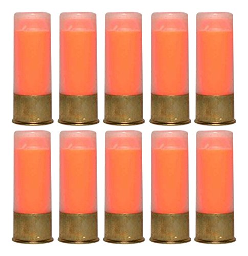 Ultimate Arms Gear Shotgun Safety Trainer Cartridge Dummy Shell Rounds with Brass Case, Orange