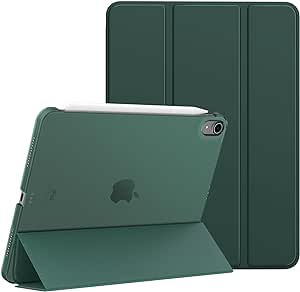 MoKo for iPad Air 6th Generation 11 Inch Case M2 2024/ iPad Air 5th Gen Case 2022/ iPad Air 4th Gen Case 2020,iPad Air 11'' Case with Translucent Hard Back Cover,iPad Air 6/5/4 Case, Midnight Green