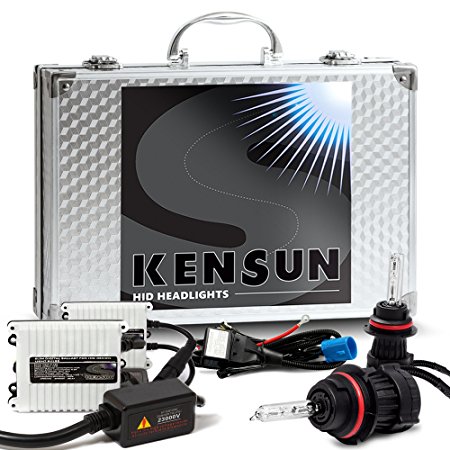 55w Kensun HID Xenon Conversion Kit "All Bulb Sizes and Colors" with Digital Ballasts - 9004 (HB1) Bi-Xenon - 6000k