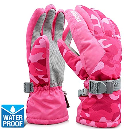 Zionor Lagopus SG3 Ski Snowboard Waterproof Winter Gloves for Adult Men and Women