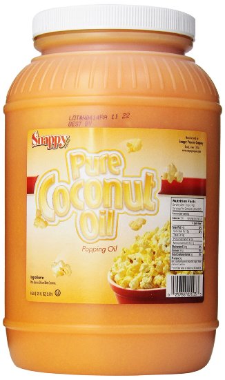 Snappy Popcorn Colored Coconut Oil 1 Gallon