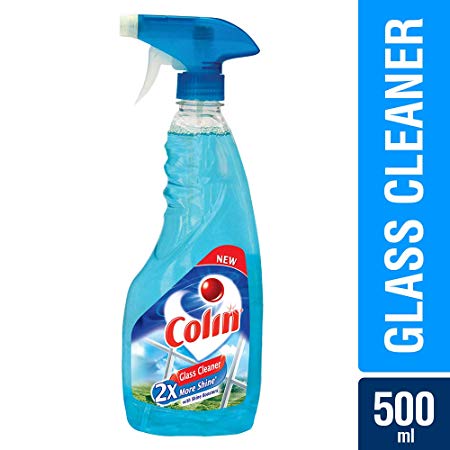 Colin Glass Cleaner Pump 2X More Shine with shine Boosters - 500ml