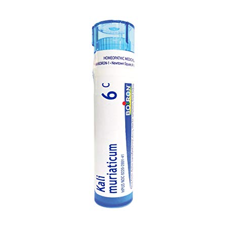 Boiron Kali Muriaticum 6C, 80 Pellets, Homeopathic Medicine for Nasal Congestion