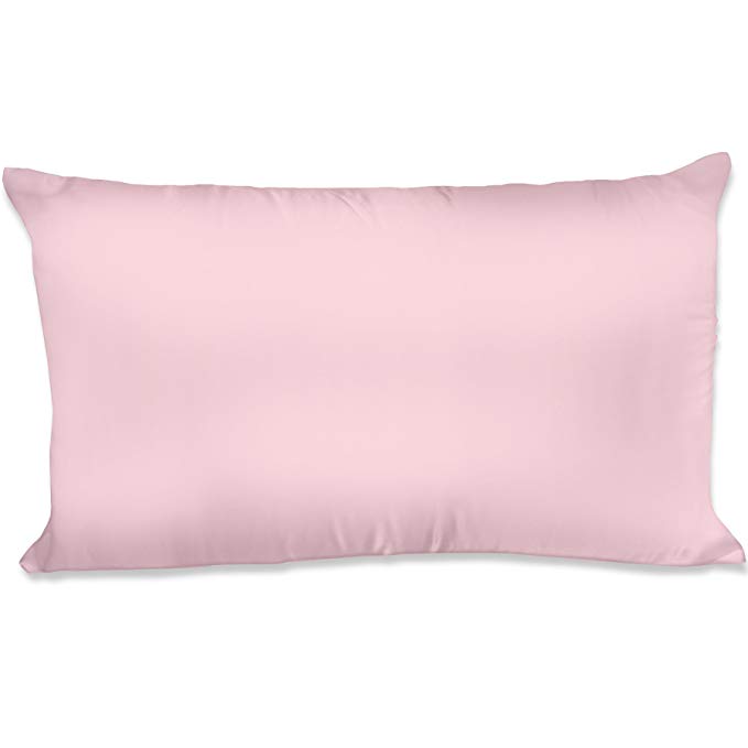Spasilk Hair Beauty Satin Pillowcase, Queen 20"x30", Pink