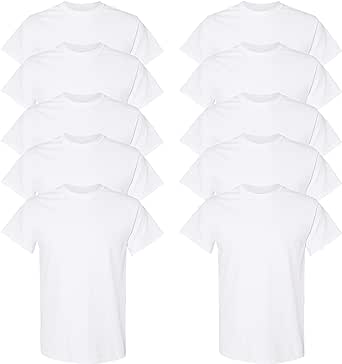 Gildan Mens Heavy Cotton T-Shirt, Style G5000, Multipack