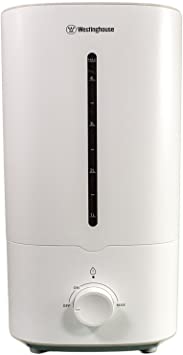 Westinghouse Ultrasonic Humidifier, 4.5L Top Filling Quiet Air Humidifier with Low Water Alarm, Adjustable Mist Output for Large Bedrooms