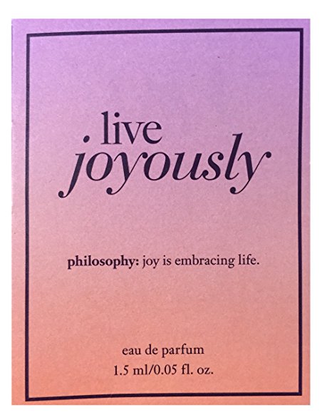 Philosophy live joyously eau de parfum vial 1.5 ml/0.05 fl. oz.