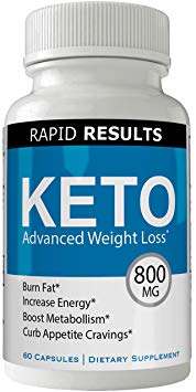 Rapid Results Keto Diet Pills Advanced Weight Loss 800 mg Formula Pills with BHB Salts