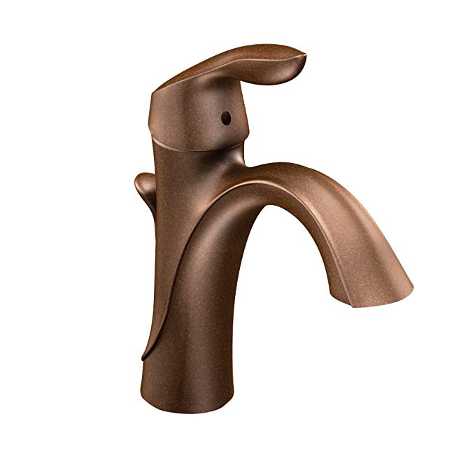 Moen 6400ORB Eva One-Handle High Arc Bathroom Faucet, Oil Rubbed Bronze