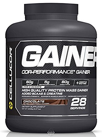 Cellucor, COR-Performance Mass Gainer Protein Powder, Chocolate, 28 Servings