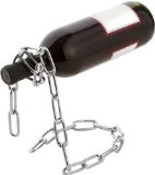 Trademark Innovations Wine Bottle Chain Holder - Holds Bottles In the Air