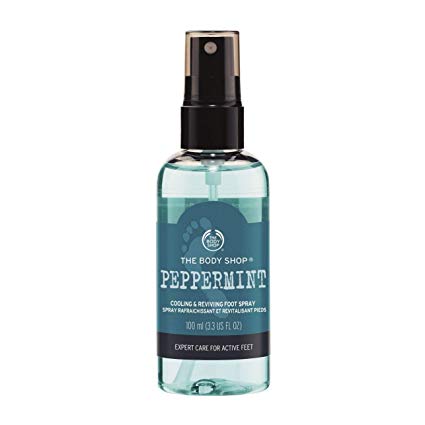 The Body Shop Peppermint Cooling Reviving Foot Spray, 100ml