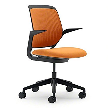 Steelcase Cobi Chair: Fixed Arms - Standard Carpet Casters