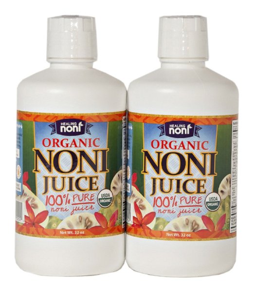 Certified Organic Hawaiian Noni Juice - 2 X 32 Ounce