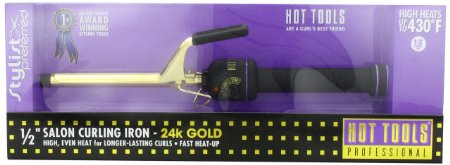 Hot Tools Professional HT1103 Mini Professional Curling Iron with Multi-Heat Control 12 Inches