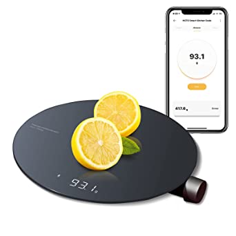 HOTO NEO Q1 - Smart Food Scale, Kitchen Scale, Food Scales Digital Weight Grams and Oz, Coffee Scale, Kitchen Scale with 0.1g High Precise Sensor, Measures in 4 Units (g/ml/oz/lb:oz), QWCFC001