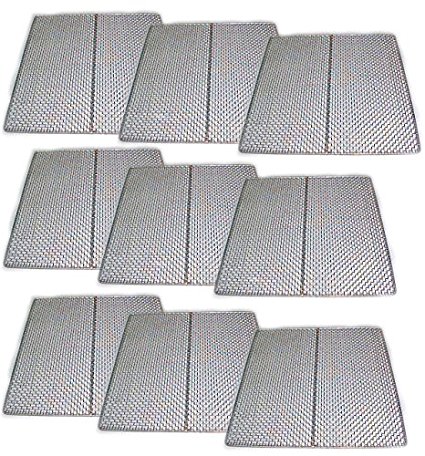 9 PACK - Excalibur Dehydrator Stainless Steel Tray Replacement UPGRADE Food Shelf Mesh (9)