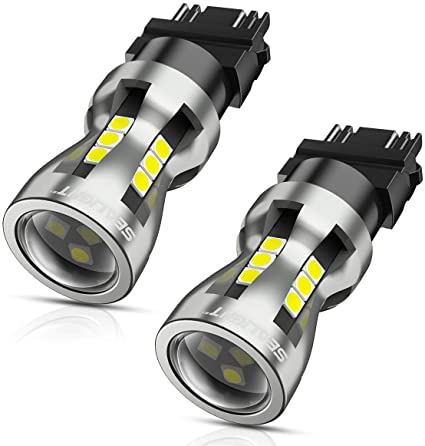 SEALIGHT 3157 LED Bulb White, 6000K Super Bright, Brake Lights Backup Reverse Lights Reverse Tail Lights Turn Signal LED, 3156 3056 3156 3057 4157, Pack of 2