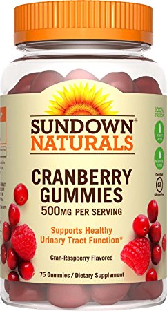 Sundown Naturals Cranberry 500 mg, 75 Gummies