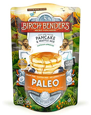 Paleo Pancake & Waffle Mix By Birch Benders Made With Cassava, Coconut & Almond Flour, 28 Oz