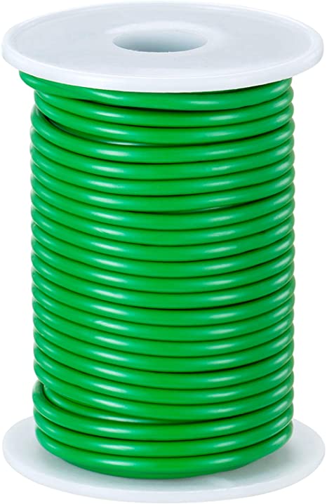 Gloryfox Soft Garden Wire Ties 32.8', Heavy Duty Plant Training Wire, Soft Plant Wire and Reusable Rubber Twist Tie for Plants, Home & Office Organization (32.8 feet/10 Meters)