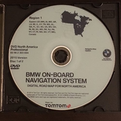 2015 BMW NAVIGATION UPDATE DVD EAST&WEST PROFESSIONAL VERSION