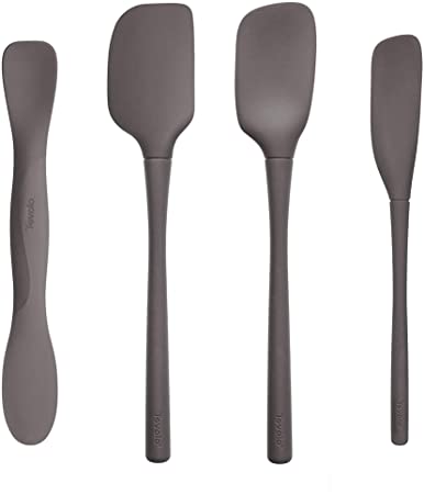 Tovolo 81-21808 Silicone Tool Set, Charcoal-Set of 4