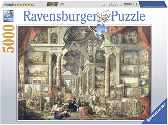 Ravensburger Views of Modern Rome - 5000 Piece Jigsaw Puzzle for Adults – Softclick Technology Means Pieces Fit Together Perfectly