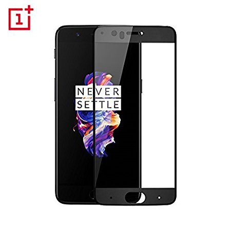 One Plus Five / One Plus 5 / (1 5) 4D TEMPERED GLASS In Black Colour