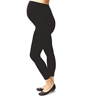 Terramed Maternity Leggings Compression Stockings Women 20-30 mmHg - Graduated Compression Stockings Women Pregnancy | Microfiber Footless Maternity Compression Leggings Over The Belly