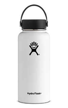 Hydro Flask Vacuum Insulated Stainless Steel Water Bottle, Wide Mouth w/Flex Cap