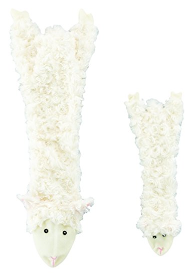 Ethical Pets Skinneeez Crinklers Lamb Dog Toy, 14-Inch