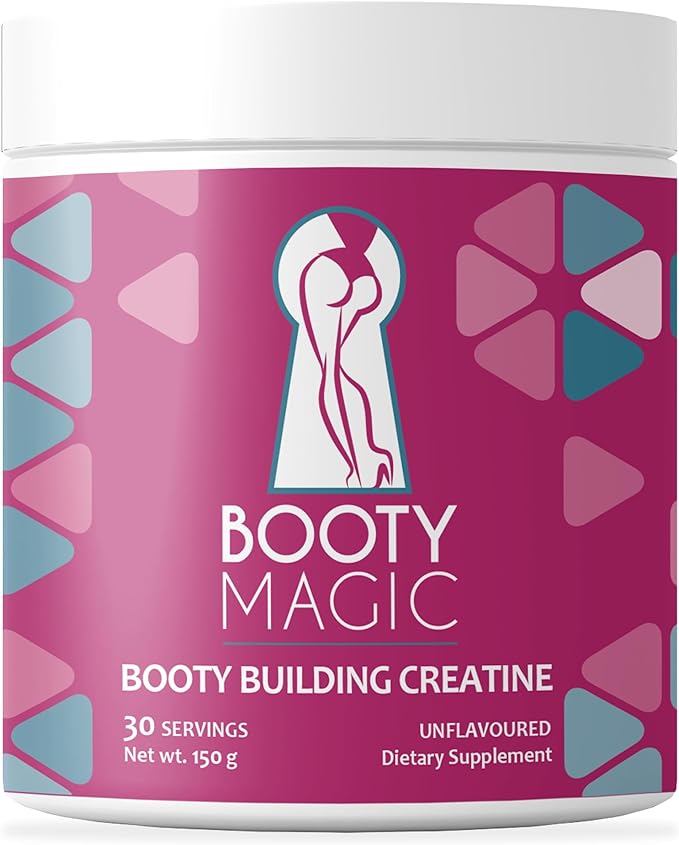 Booty Building Creatine - Unveil Glute Gains and Muscle Growth for Women, Micronized for Enhanced Big Booty Results - 30 Servings