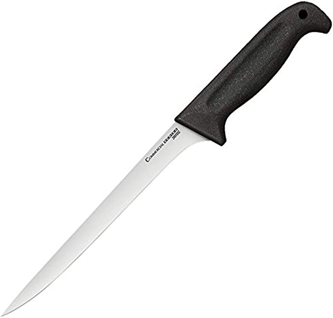 Cold Steel Commercial Series Fixed Blade Knife - Professional Knives for Kitchen, Hunting, Fishing, Butcher, Chef, Etc.