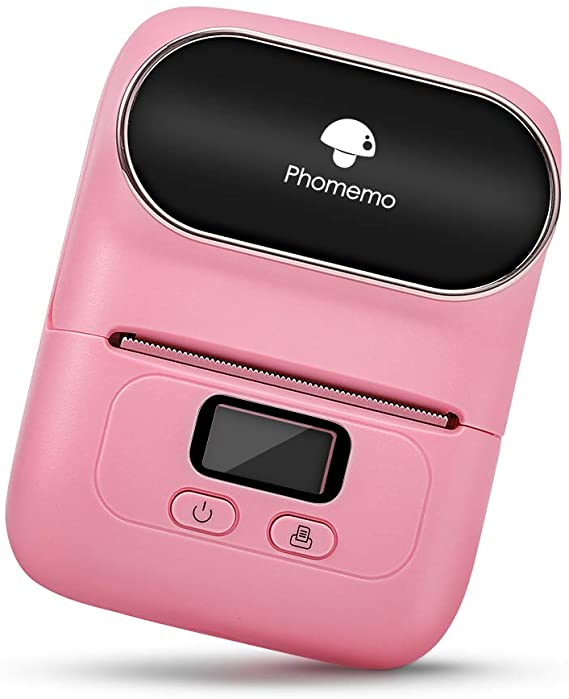 Thermal Bluetooth Label Maker – Phomemo M110 Wireless Portable Label Printer, Inkless Barcode Printer Pocket Mobile Printer, Compatible with Android & iOS for Crafters, Retailers or Organizers