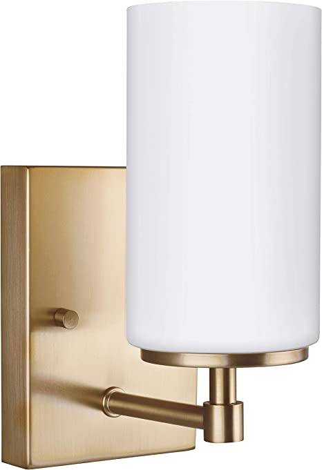 Sea Gull Lighting 4124601-848 Alturas Wall/Bath Sconce Vanity Style Fixture, One - Light, White