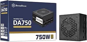 SilverStone Technology DA750 Gold, Decathlon 80 Plus Gold 750W Fully Modular ATX Power Supply, DA750-G