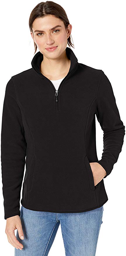 Amazon Essentials Women's Quarter-Zip Polar Fleece Pullover Jacket