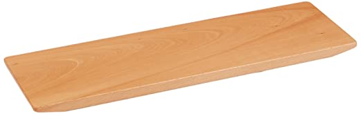 Sammons Preston - 58067 Hardwood Transfer Board for Wheelchair Users, 24" Long Hardwood Transferring Board with 250 lbs Capacity, Strong Wooden Slide Board with Handles and Tapered Ends for Easy Transfer