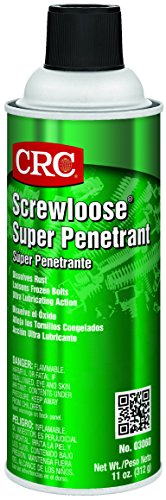 CRC Screwloose Super Penetrant Oil, 11 oz Aerosol Can, Light Amber