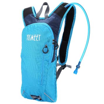 Hydration Pack Backpack - Best Water Rucksack Bladder Bag For Outdoor Running  Cycling Bicycle Bike  Hiking  Climbing  Travel Lightweight Pouch Packs  2L 70 oz Water Reservoir